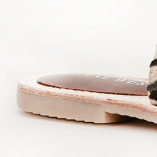 Load image into Gallery viewer, Loyal West Mesa Wanderer Sandals - Black And White Cowhide
