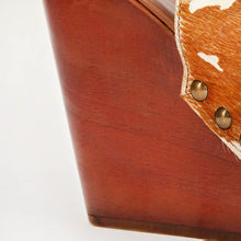 Load image into Gallery viewer, Loyal West Amelia Sandals Brown And White Cowhide
