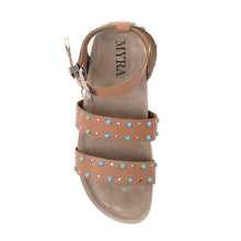 Load image into Gallery viewer, Saddle Ridge Trail Leather Sandals in Light Brown
