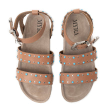 Load image into Gallery viewer, Saddle Ridge Trail Leather Sandals in Light Brown
