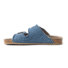 Load image into Gallery viewer, Blue Ridge Denim Sandals in Dusty Indigo

