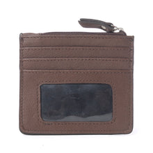 Load image into Gallery viewer, Myra Briar Creek Handtooled Leather Credit Card Holder in Sage Tan
