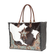 Load image into Gallery viewer, Asterias Canvas &amp; Hairon Bag
