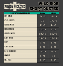 Load image into Gallery viewer, DS Wild Side Short Duster
