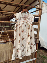 Load image into Gallery viewer, The Embroidered Cowboy Print Dress
