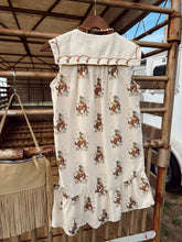 Load image into Gallery viewer, The Embroidered Cowboy Print Dress
